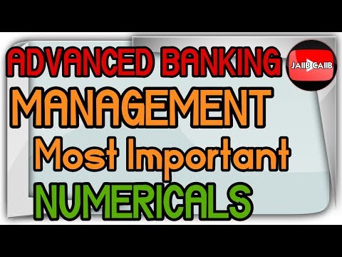 Advanced Banking Management Important Numericals GDP Cost Factor, Debt Equity Ratio, Elasticity Video