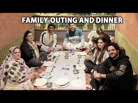 Family outing and dinner 🤪| day spend with mama and umema 😍| itnee maze maze k khane khaye 🤤
