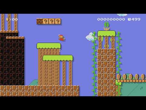 Grassy Path by Josh - SUPER MARIO MAKER - NO COMMENTARY 1bi