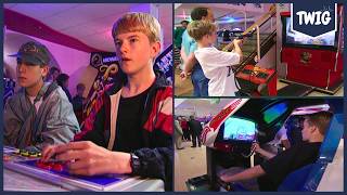 Playing at the Arcade in 1993