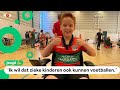 Thijs (10) haalde het elektrisch voetbal naar Nijmegen