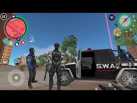 Rope Hero: Vice Town #131 High Tech Suit Cyborg | New Update