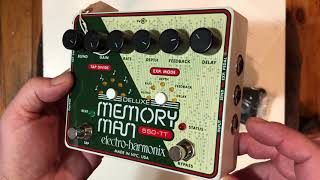 Video thumbnail for EHX  Memory Man Deluxe 550 TT and Dual Expression Pedal by Philip Cockram