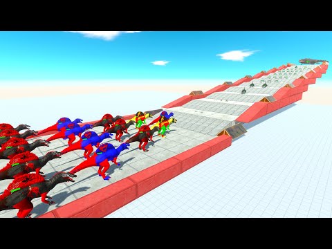 SPINOSAURUS CLIMBINGS CHALLENGE - Animal Revolt Battle Simulator ARBS