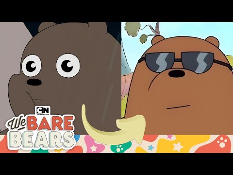 The Origins of the Grizzly Bear: Orphan Bear to Big Brother 💛 | Mega Marathon | We Bare Bears