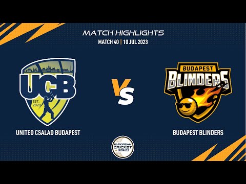 Match 40 - UCB vs BUB | Highlights | ECS Hungary | 10 July 2023 | ECS23.573