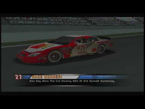 40. NASCAR '06. XBOX Original in 2025. NNS at Old Spice. good finish top of the field.