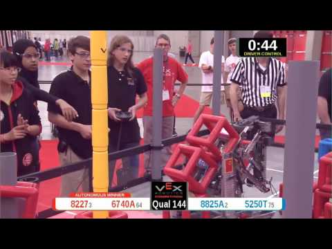 2015 VRC Arts Q144 - 8227 6740A vs 8825A 5250T - 54 to 68 - VEX Worlds 2015 - Arts Division