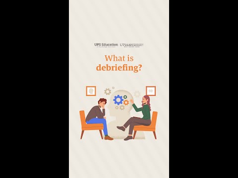 What is debriefing  -By Dr. Arvind Otta