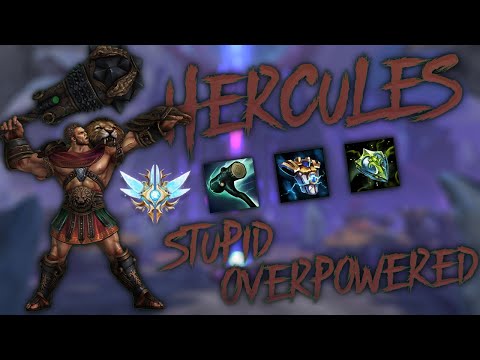 HERCULES IS STUPID OP! | Grandmasters SOLO | Smite Season 6