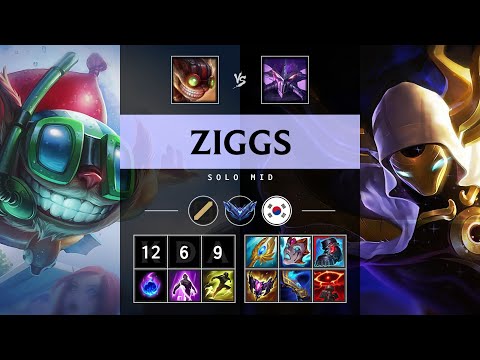 Ziggs Mid vs Kassadin - KR Diamond Patch 25.17