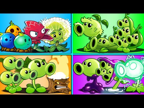 Random 4 Team Plants Battlez - Who Will Win? - PvZ 2 Team Plants vs Team Plant