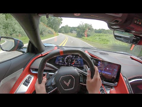 2020 Chevrolet Corvette Stingray Coupe - POV Backroad Blast (Binaural Audio)