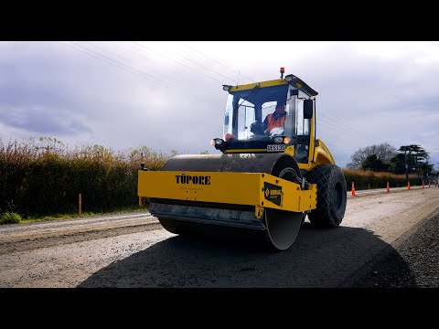 Tūpore Infrastructure's Bomag BW212 Smart Line Roller