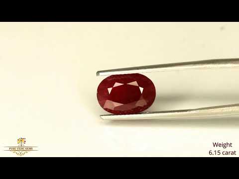 African Ruby 6.15ct. (Premium) video