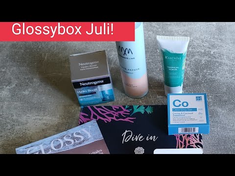 Glossybox | Juli 2022 | #glossybox #unboxing #boxen #monatsbox @glossyboxde#glossyboxJuli
