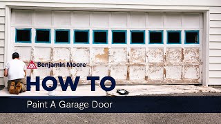 How to Paint a Garage Door | Benjamin Moore
