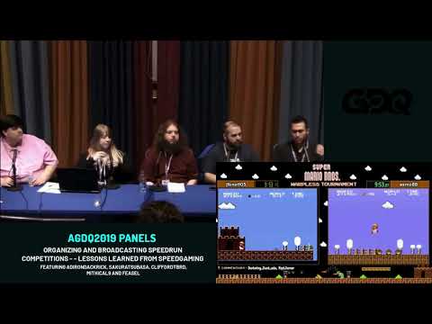 AGDQ 2019 Panels: Organizing Speedrun Competitions -- Lessons Learned From SpeedGaming