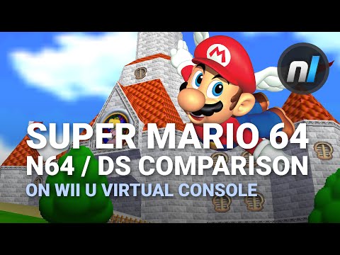 Super Mario 64 DS / N64 on Wii U Virtual Console Comparison