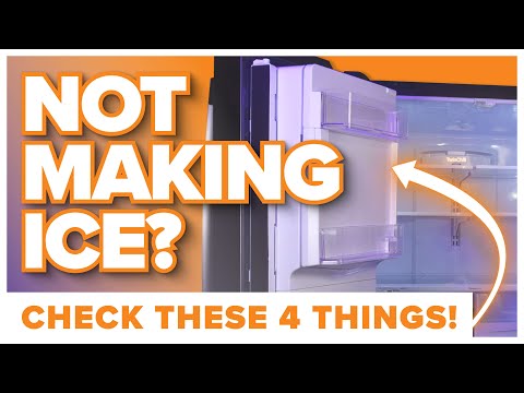 GE refrigerator not making ice? Check these 4 things first!