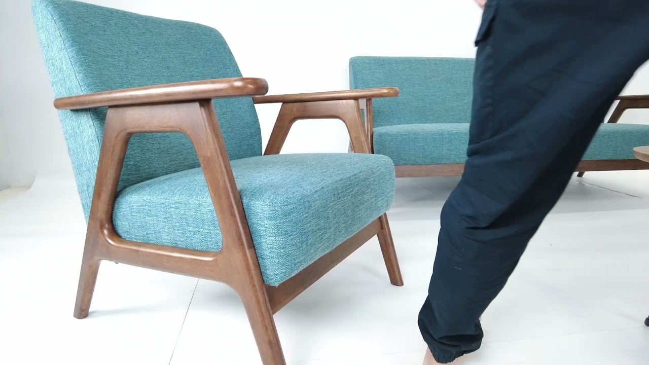 Scandinavian wooden sofa series