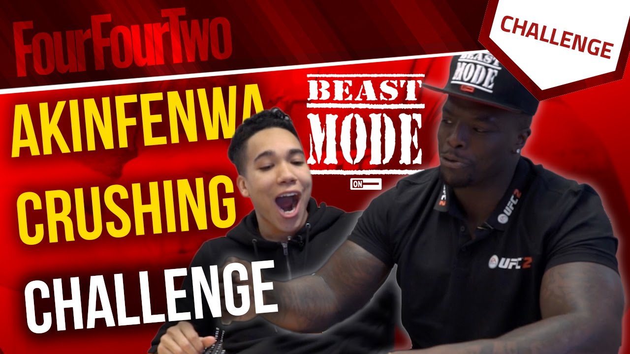 Adebayo Akinfenwa takes the ultimate strength challenge - YouTube