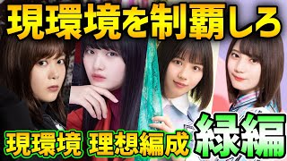 【ユニゾンエアー】現環境のトップ編成はこれ！各タイプの理想編成を紹介！（緑タイプ編）【ユニエア】