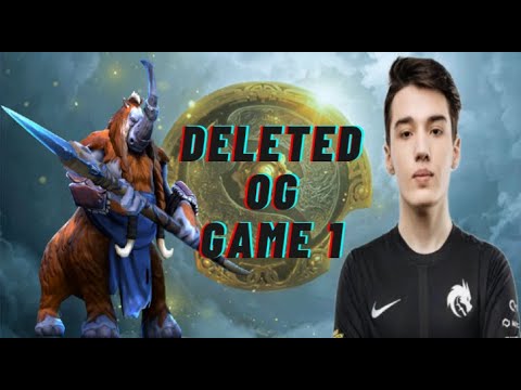 TI10 CHAMPION TEAM SPIRIT MVP COLLAPSE [MAGNUS] - PLAYER VIEW EPIC PART 1 | DELETED OG 3PEAT