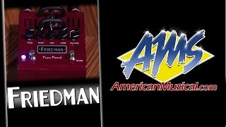Friedman Fuzz Fiend Tube Fuzz Pedal - What To Know & Where To Buy