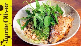 Seabass & Lemongrass Noodle Bowl | Thuy Pham-Kelly by Jamie Oliver