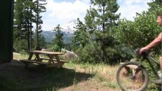 preview picture of video 'Cascade Huts - Surveyor's Tour for Mountain Bikers'