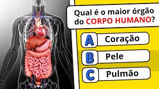 🧠 Quiz do corpo humano com resposta para testar seu conhecimento 🫀