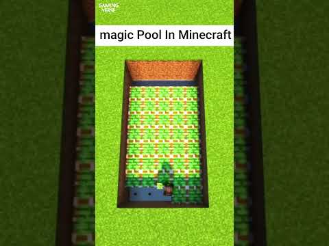 "EPIC Minecraft Magic Pool Discovery!" #minecraft #shorts