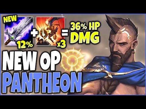 NEW OP BOTRK PANTHEON BUILD 🔥 36% INSTANT HP DMG 🔥 LoL Top Pantheon vs Aatrox Season 10 Gameplay
