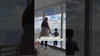 Don’t hesitate to take your toddler on a cruise,even if they refuse to stay at kids camp! #cruise ￼