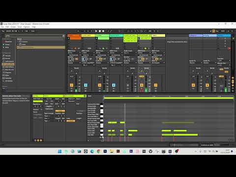 Ableton and Resolume loop midi Tutorial and music 2024 by VJ Duli:Duli