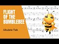 Rimsky-Korsakov - Flight of the Bumblebee [Ukulele Tutorial] (Tab)