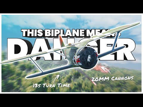 The MOST DANGEROUS Bi-Plane in The Game (War Thunder I-153P)