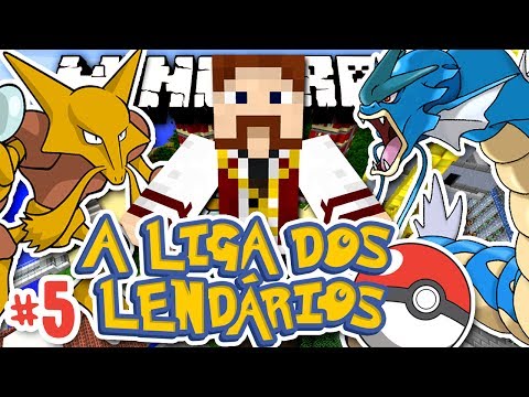 A Liga dos Lendários - Construção do Ginásio! - #5 - Pixelmon Minecraft