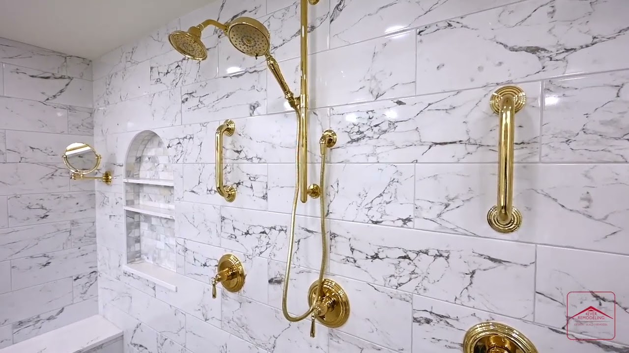 Large Master Bathroom Remodel - Northbrook, IL