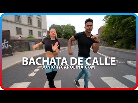 Bachatica  en la calle - Junior y Carolina