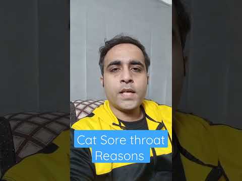 Cat sore throat reasons | Public service message