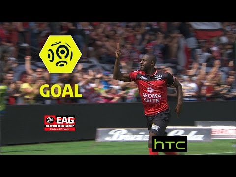 Goal Yannis SALIBUR (1') / EA Guingamp - Olympique de Marseille (2-1)/ 2016-17