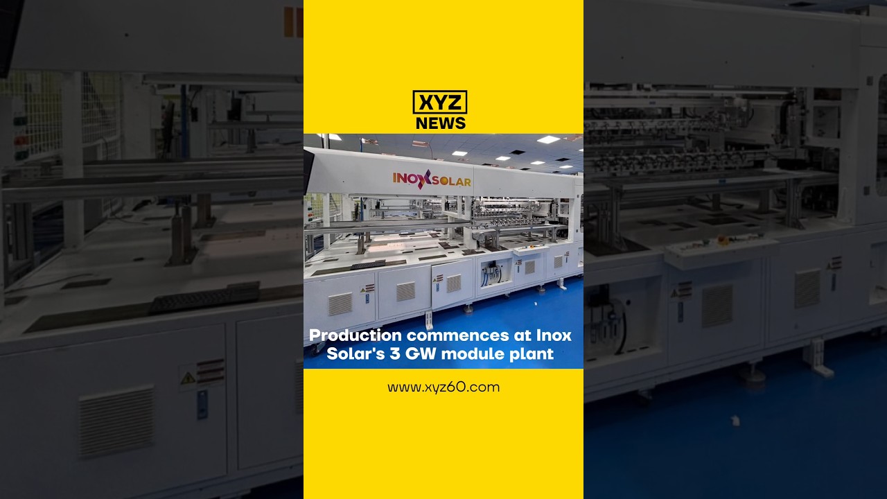 Production commences at Inox Solar's 3 GW module plant