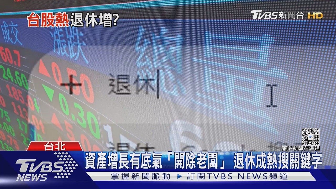 台股狂飆!"退休"搜尋量暴增 專家:別衝動離職