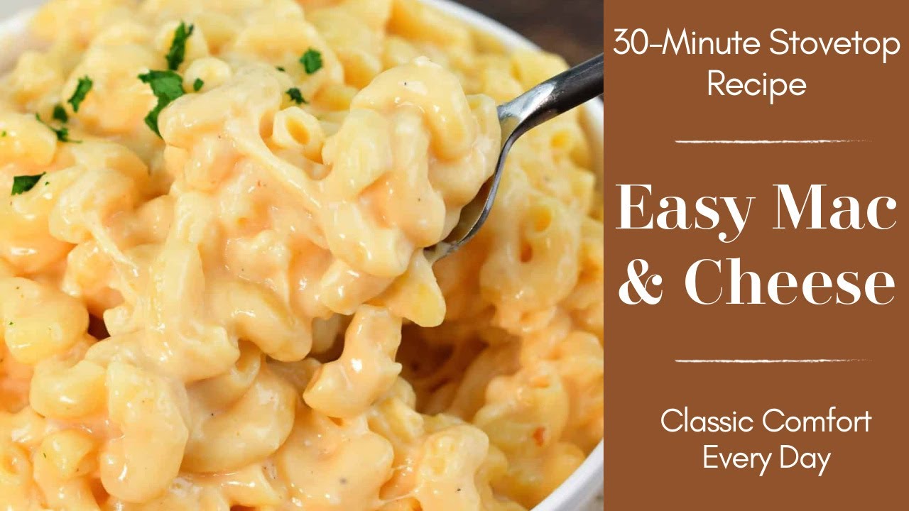 Easy Homemade Mac and Cheese | One Pot and Less Than 30 Minutes!