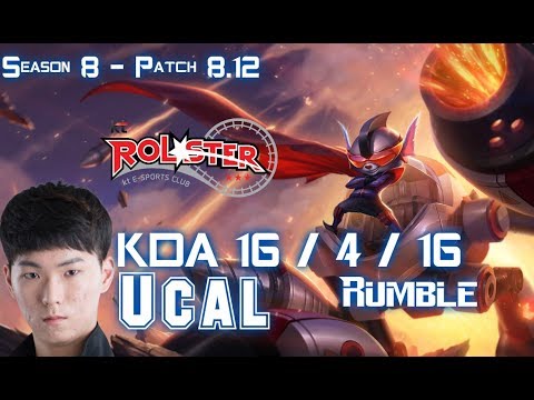 KT Ucal RUMBLE vs KARTHUS Mid - Patch 8.12 KR Ranked