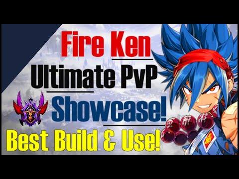 Epic 7: How to Build & Use Fire Ken in High Arena!! Most Complete Warrior!!