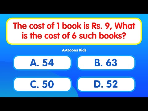 media video Mental math quiz for kids