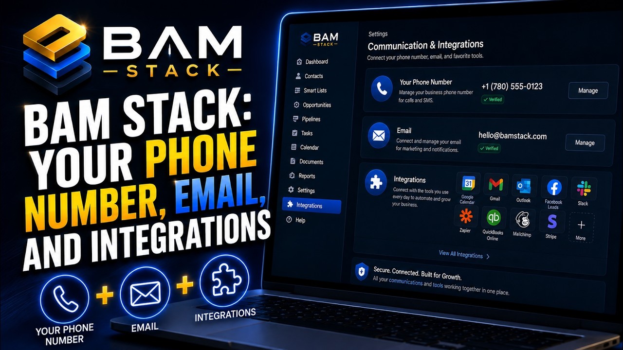 Your Phone Number, Email, and Integrations
